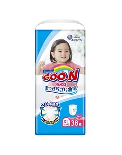 Подгузники трусики для девочек Goon XL 12 20 кг 38 шт Goo.n