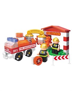 Конструктор Fireman Пожарная машина и пожарный гидрант 739 Bauer