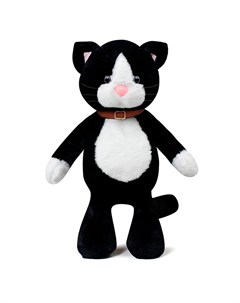 Мягкая игрушка Черный котик Лапка 34 см Мимилапки