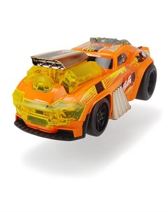 Машинка Демон скорости моторизированная 25см оранжевая свет звук 3764008 Dickie toys