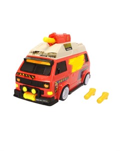 Машинка с залповой установкой VW T3 Camper 28 см свет звук 3756004 Dickie toys