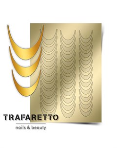 Металлизированные наклейки CL 02 золото Trafaretto