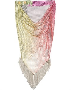 Декорированный сетчатый шарф Paco rabanne