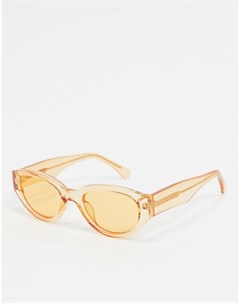 Круглые оранжевые солнцезащитные очки в стиле ретро A.kjaerbede
