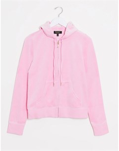 Белая велюровая куртка Juicy couture