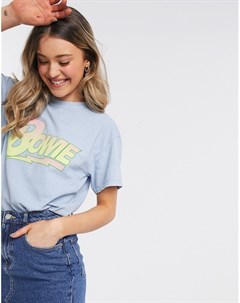 Свободная футболка с принтом bowie в винтажном стиле Daisy street