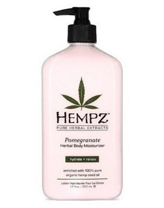 Молочко Pomegranate Herbal Body Moisturizer для Тела Увлажняющее с Гранатом 500 мл Hempz