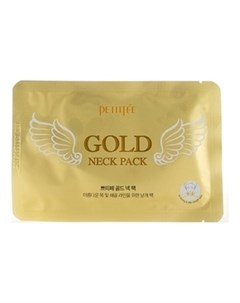 Маска Gold Neck Pack Гидрогелевая для Шеи с Золотом 10г Petitfee