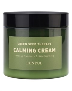 Крем Гель Green Seed Therapy Calming Cream Успокаивающий для Лица с Экстрактами Зеленых Плодов 270г Eunyul