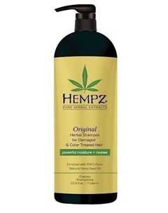 Шампунь Original Herbal Shampoo For Damaged Color Treated Hair Растительный Оригинальный для Поврежд Hempz