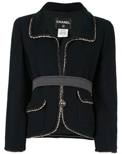Жакет с плетеной окантовкой Chanel pre-owned