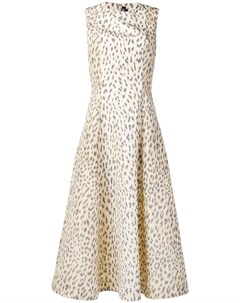 Расклешенное платье с леопардовым принтом Calvin klein 205w39nyc