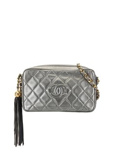 Стеганая сумка через плечо с кисточкой Chanel pre-owned