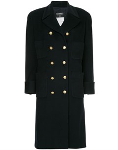 Двубортное пальто Chanel pre-owned