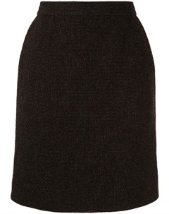 Короткая твидовая юбка Chanel pre-owned