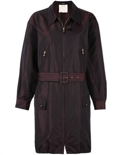 Пальто на молнии с поясом Chanel pre-owned
