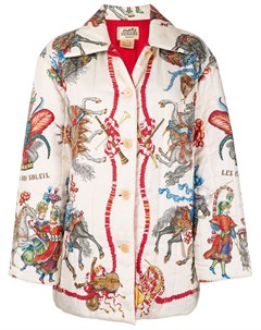 Однобортная куртка с длинными рукавами Hermès