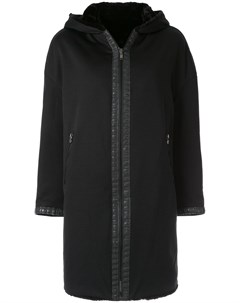 Пальто на молнии с капюшоном Fendi pre-owned