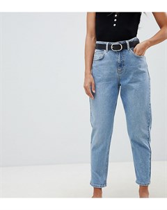 Выбеленные джинсы в винтажном стиле с завышенной талией Miss selfridge petite
