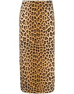 Юбка с леопардовым принтом Blumarine