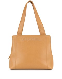 Стеганая сумка тоут 1998 го года с логотипом Chanel pre-owned