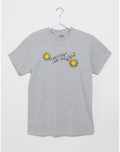 Свободная футболка с надписью sunshine Daisy street