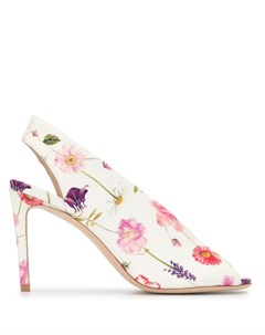 Туфли лодочки с цветочным принтом Luisa beccaria
