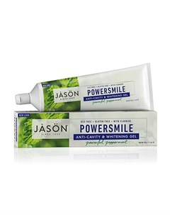 JASON Гелевая зубная паста Powersmile Anti Cavity Whitening 170 г Jason (jāsön)