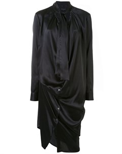 Платье рубашка с завязками на воротнике Ann demeulemeester