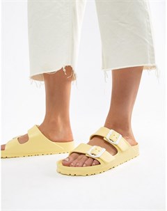 Желтые сандалии Birkenstock