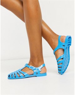 Голубые сандалии из гибкого пластика London rebel