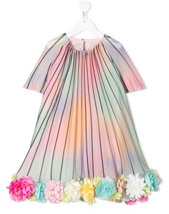 Полосатое платье с цветочной отделкой Pamilla