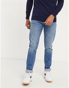 Голубые узкие джинсы Jeans Lee