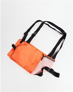 Оранжевая сумка с сеткой Asos design