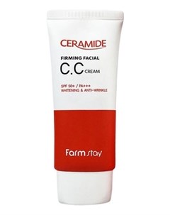 СС Крем Ceramide Firming Facial CC Cream Укрепляющий с Керамидами 50г Farmstay