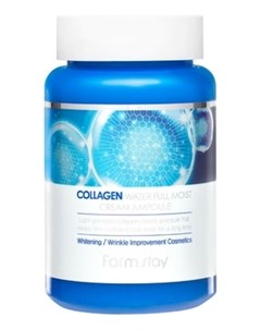 Крем Collagen Water Full Moist Cream Ampoule Ампульный для Лица с Коллагеном 250 мл Farmstay