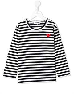 Футболка с логотипом Comme des garçons play kids