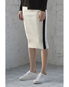 Трикотажная юбка с контрастной отделкой Vassa&co