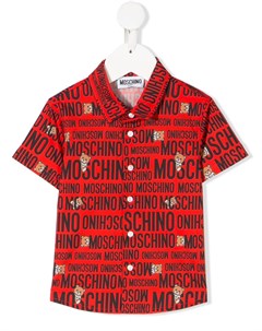 Рубашка с логотипом Moschino kids