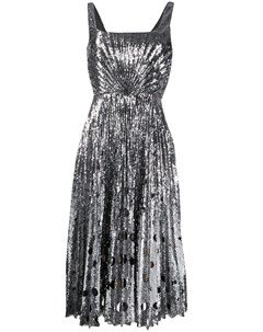 Платье миди с пайетками Marco de vincenzo