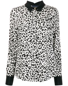 Рубашка свободного кроя с леопардовым принтом Cavalli class
