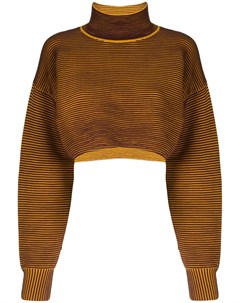 Укороченный свитер в рубчик Nagnata