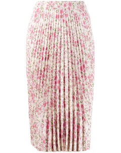 Плиссированная юбка с цветочным принтом A.f.vandevorst