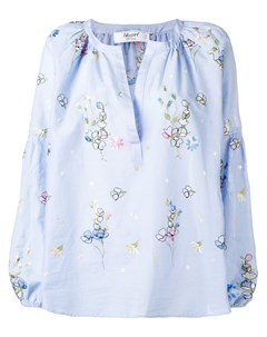 Блузка с вышитыми цветами Blugirl