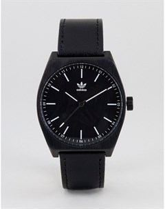 Часы с черным кожаным ремешком Adidas Z05 Process