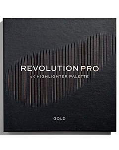 Хайлайтер для лица тон Gold 4k Highlighter Palette Revolution pro