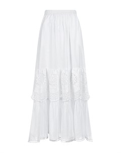 Белая юбка с кружевной отделкой Charo ruiz