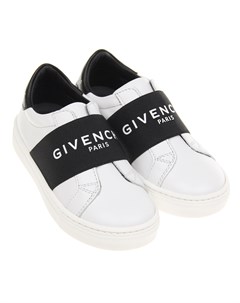 Белые кеды без шнурков детские Givenchy