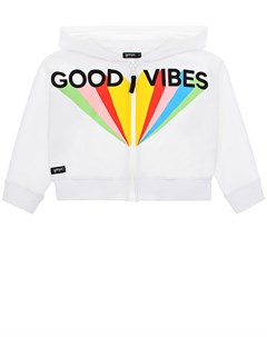 Куртка спортивная с надписью Good vibes детская Yporqué