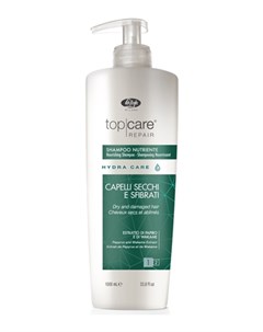 Шампунь Top Care Repair Hydra Care Nourishing Shampoo Интенсивный Питательный 1000 мл Lisap